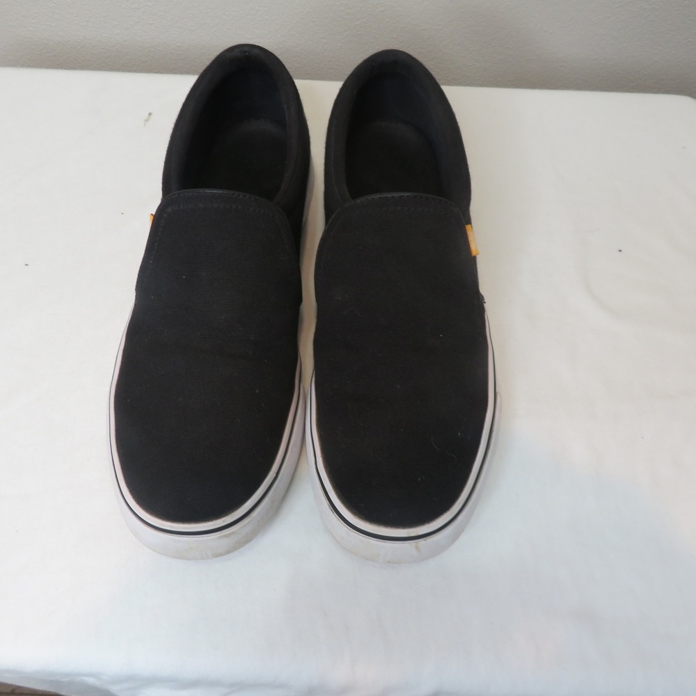 Nike Court Royale AC Slip On Mens 9 Black Canvas Skate Shoes BQ9138-001